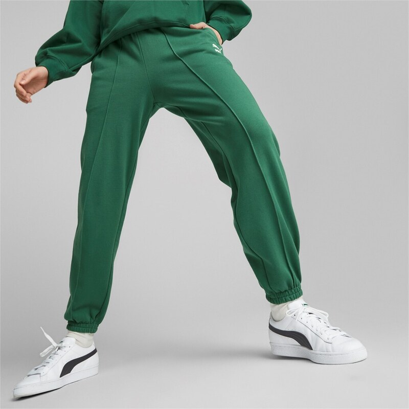 Puma Classics Sweatpants TR green - GLAMI.cz