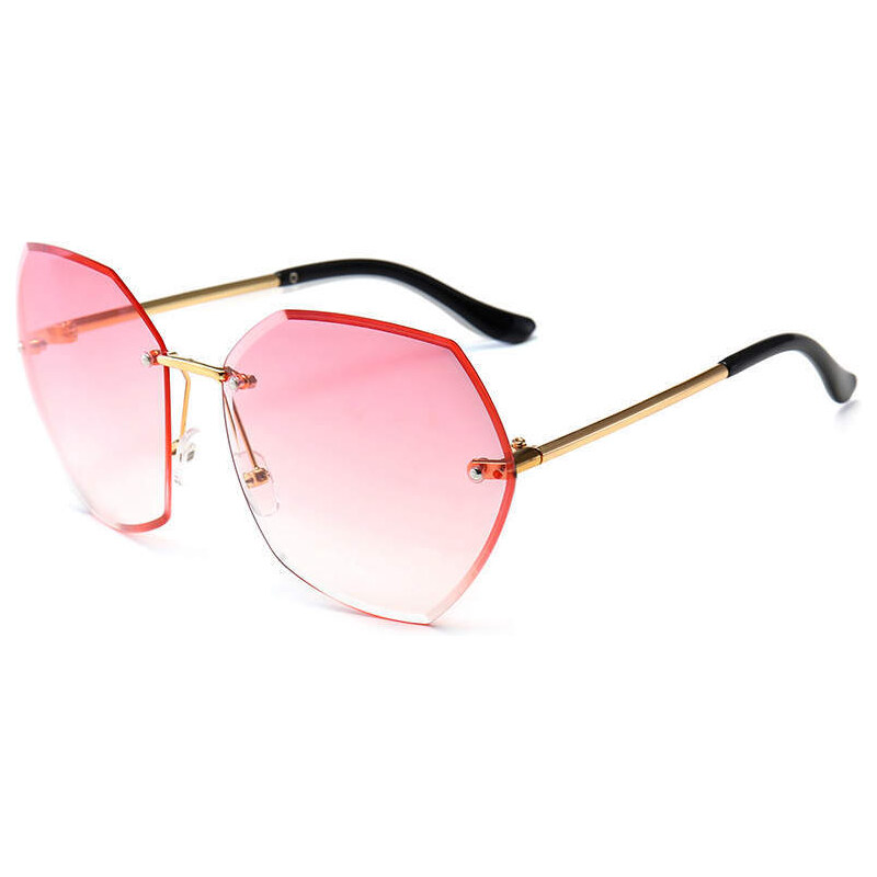 VFstyle Dámské sluneční brýle California růžové CAL01