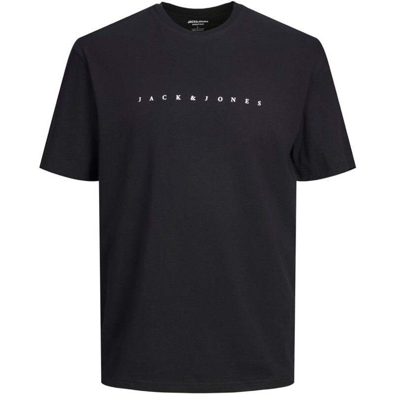 JACK & JONES Tričko JJEStar černá / bílá