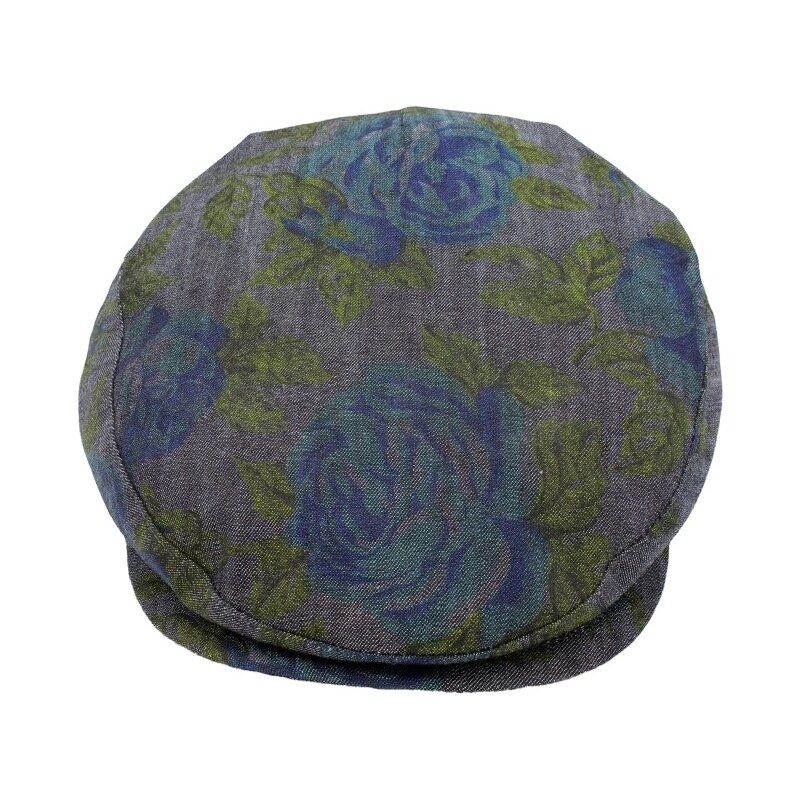 Fiebig Džínová Békovka s extravagantním kvetinovým printem