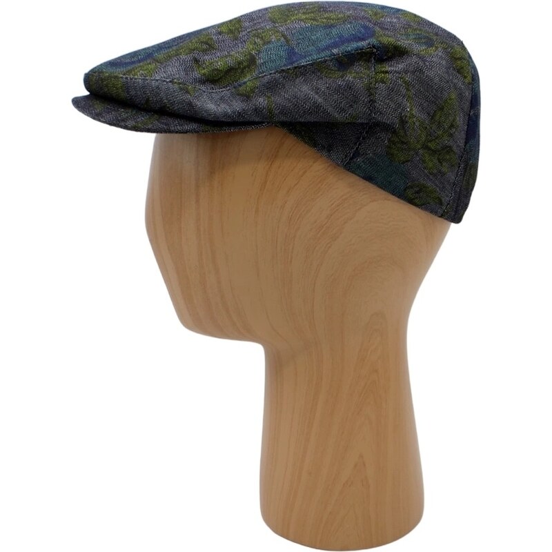 Fiebig Džínová Békovka s extravagantním kvetinovým printem