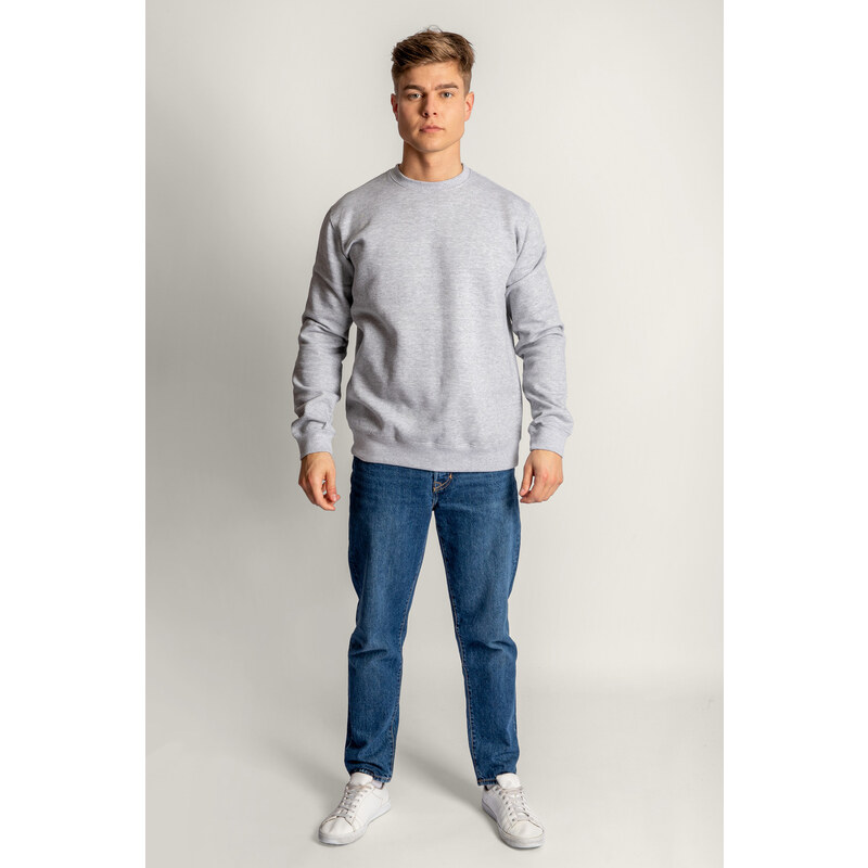 Hendrix Mikina, Barva Šedá, s Potiskem Minimal Sweatshirt