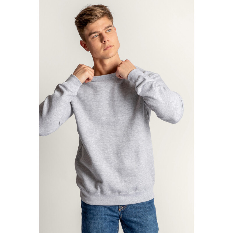 Hendrix Mikina, Barva Šedá, s Potiskem Minimal Sweatshirt