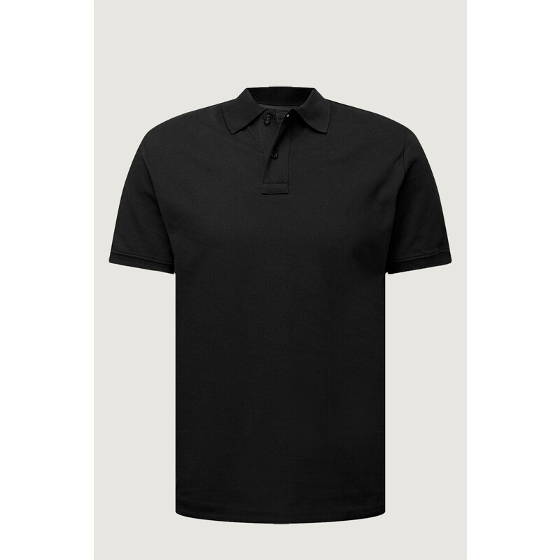 Hendrix Premium Polo Slim Fit, Barva Černá