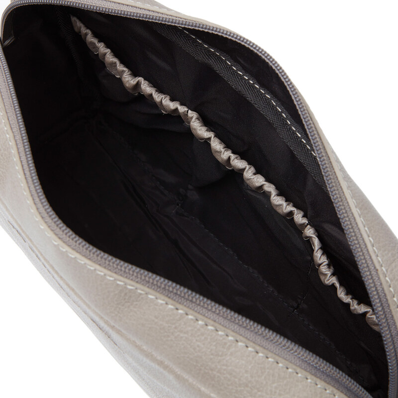 The Chesterfield Brand Kožená kosmetická taška Marina světle šedá