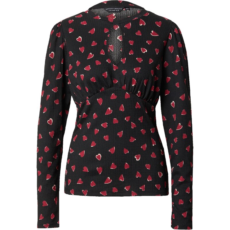 Dorothy Perkins Tričko krvavě červená / černá / bílá 109841829