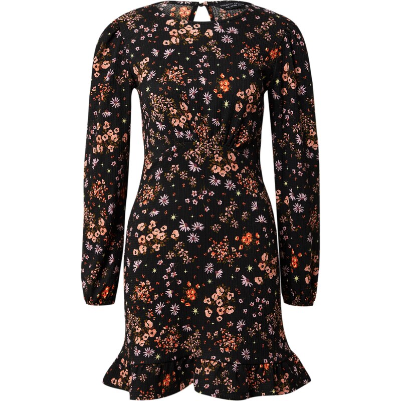 Dorothy Perkins Šaty pastelově oranžová / pink / černá / bílá