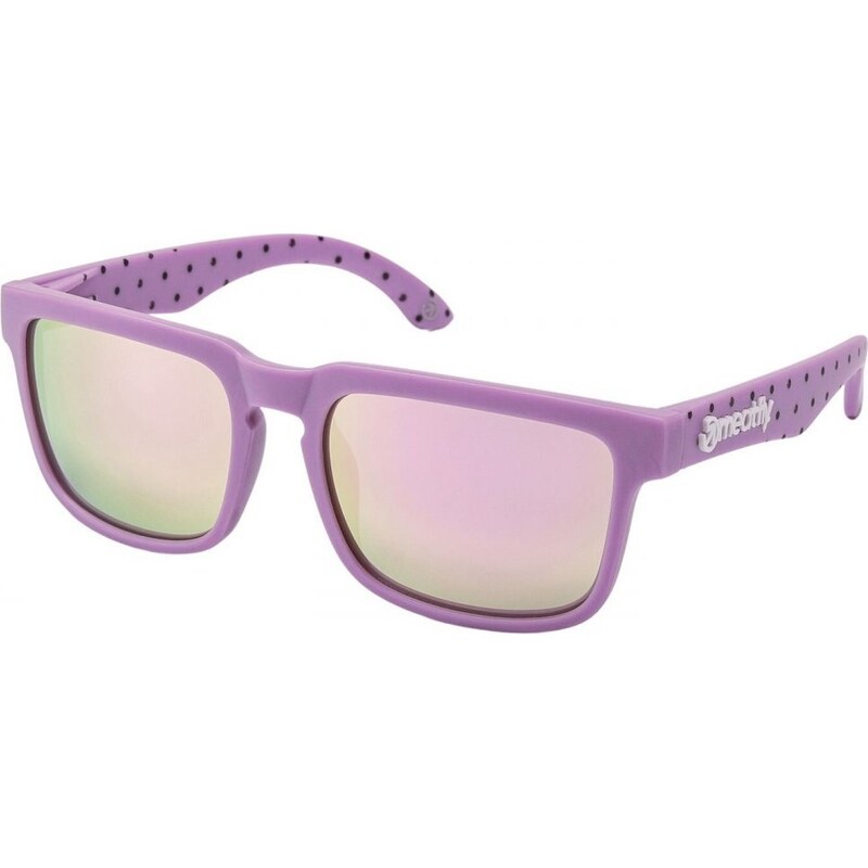 Sluneční brýle Meatfly Memphis purple dots