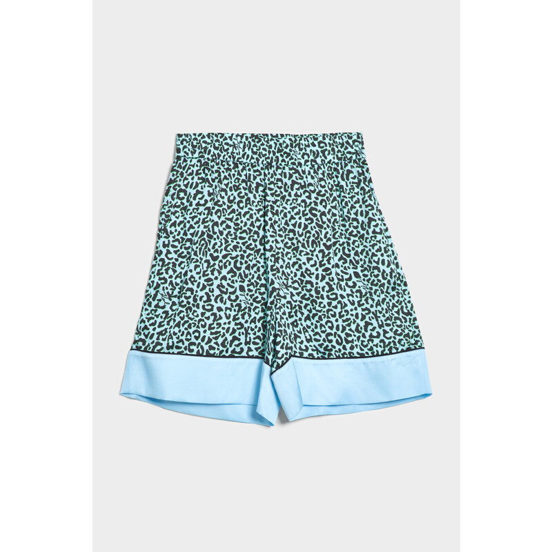 ŠORTKY KARL LAGERFELD KL LEOPARD PRINTED SHORTS