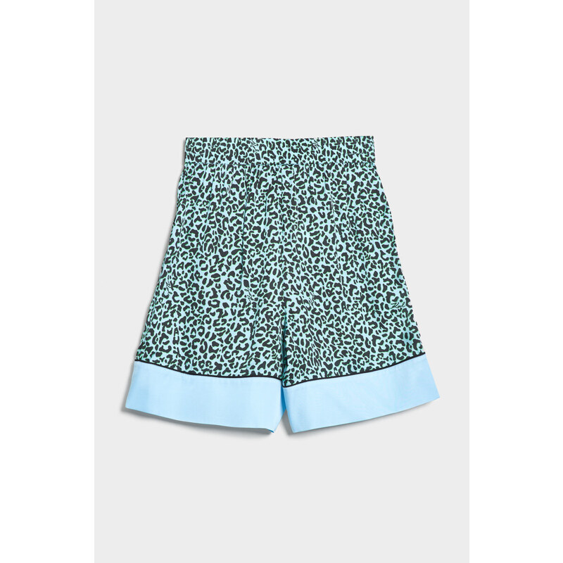 ŠORTKY KARL LAGERFELD KL LEOPARD PRINTED SHORTS