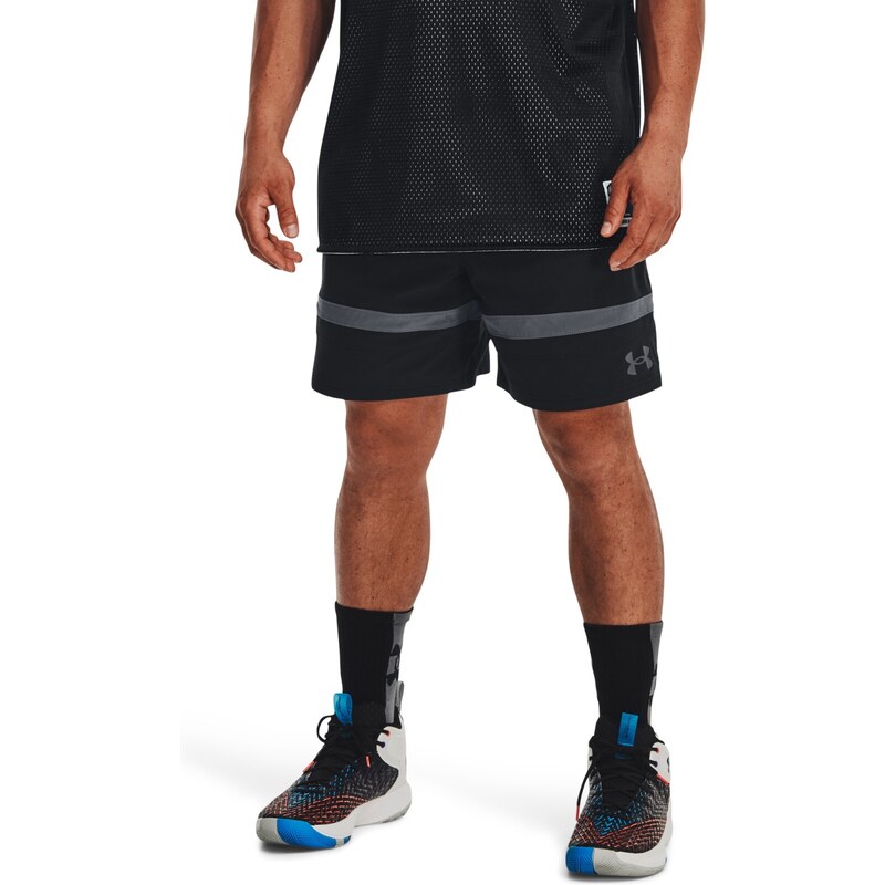 Under Armour UA Baseline Woven Short II-BLK Black / / Pitch Gray