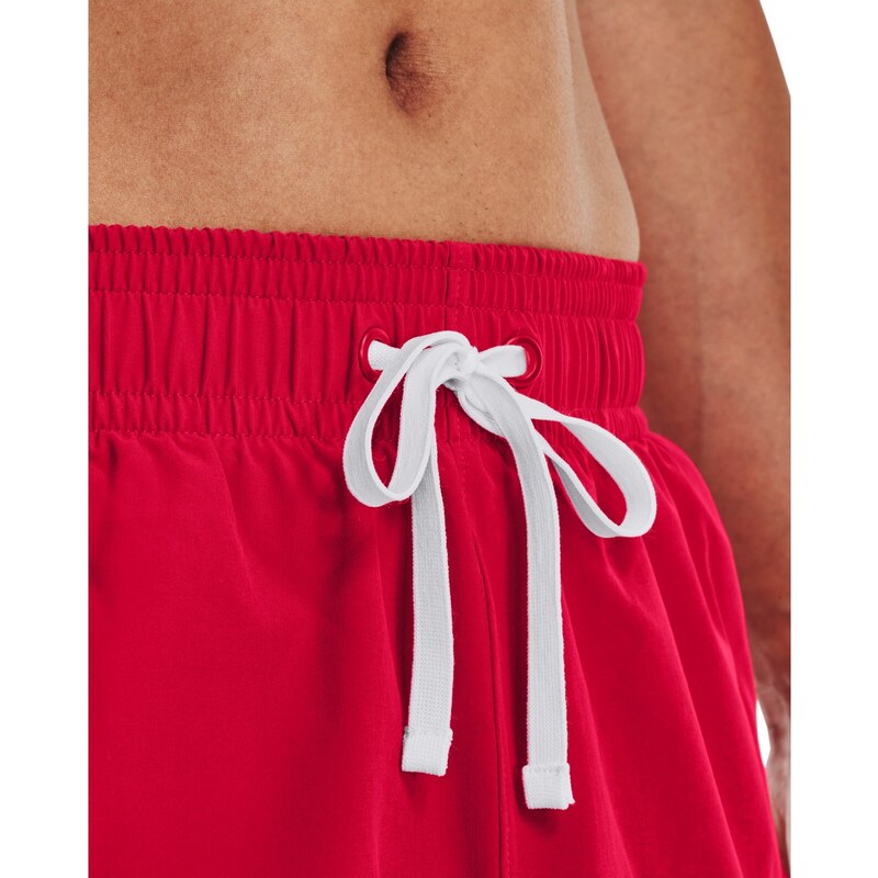 Under Armour UA Baseline Woven Short II-RED Red / White / Red