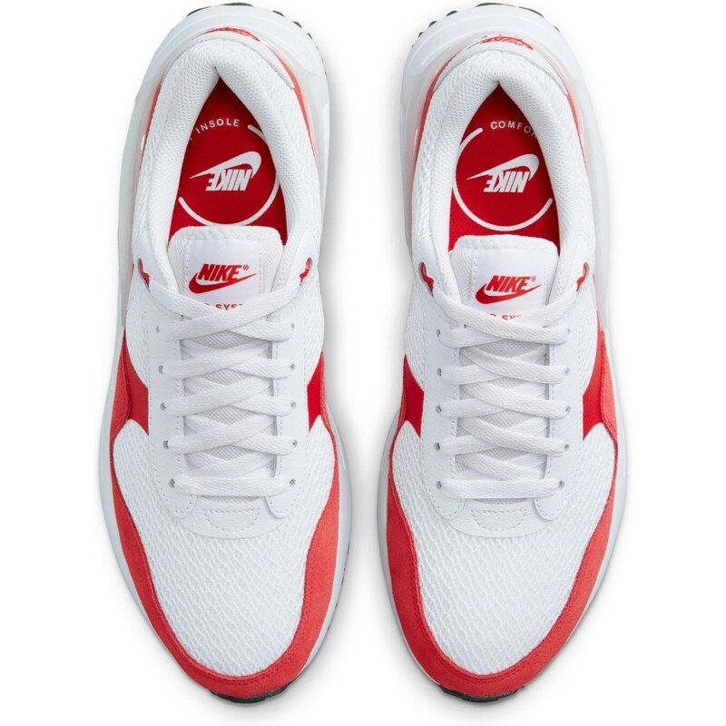 Nike Air Max SYSTM WHITE/WHITE-UNIVERSITY RED-PHOTON DUST