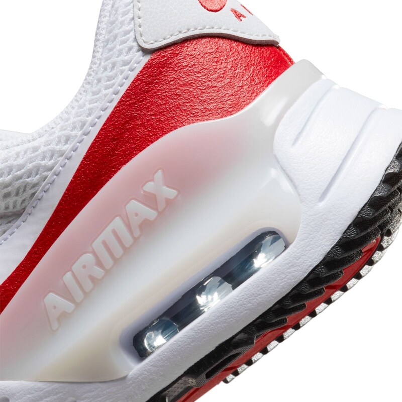 Nike Air Max SYSTM WHITE/WHITE-UNIVERSITY RED-PHOTON DUST