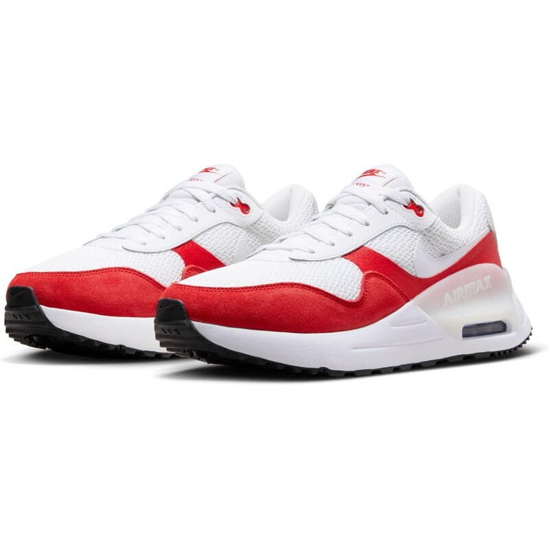 Nike Air Max SYSTM WHITE/WHITE-UNIVERSITY RED-PHOTON DUST