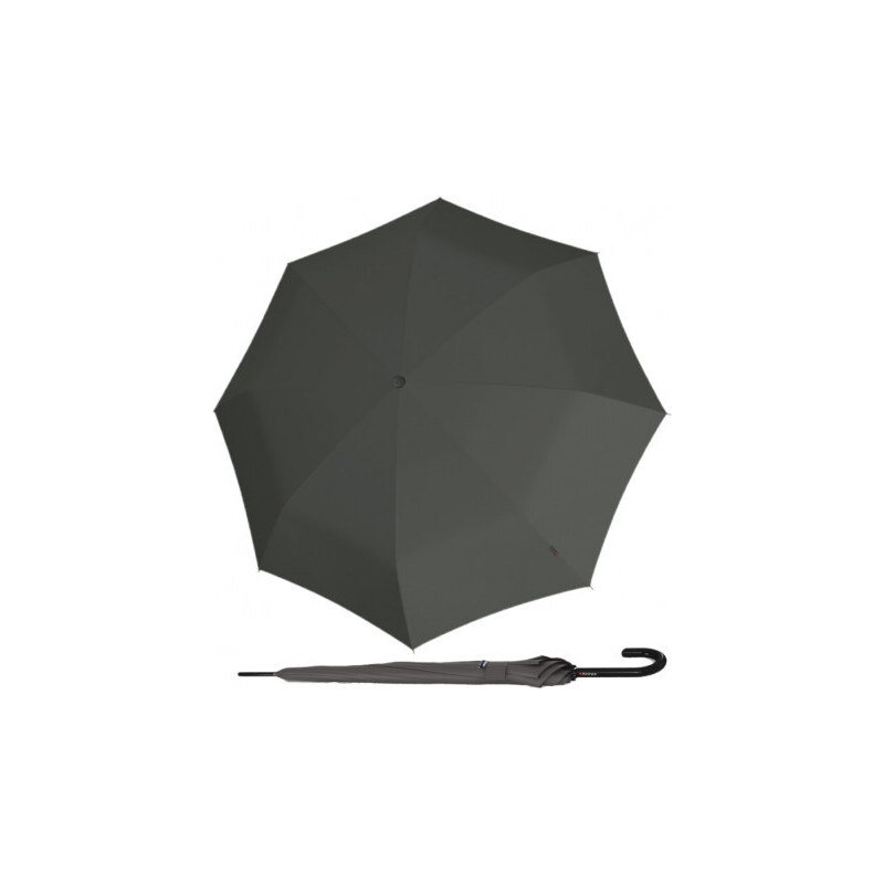 Knirps KNIRPS A.760 STICK DARK GREY - elegantní holový vystřelovací 103690127