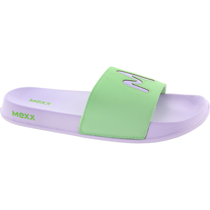 MEXX Dámské fialovo-zelené pantofle MXC006001W-5014-355