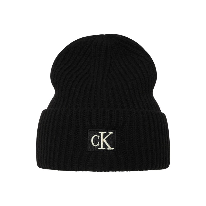 Calvin Klein Čepice Kids černá / bílá