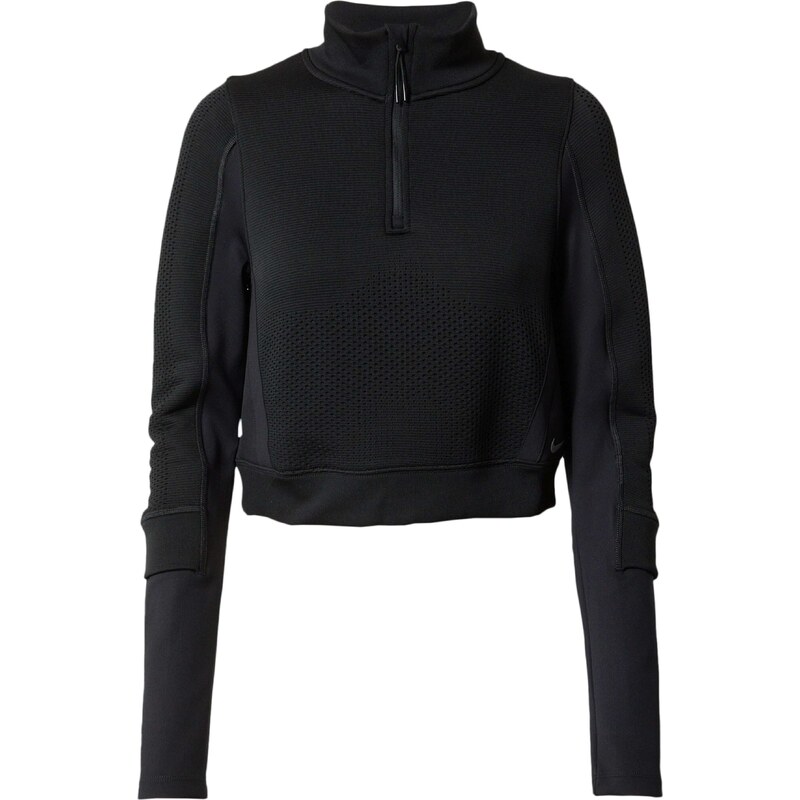 NIKE Funkční tričko stříbrně šedá / černá