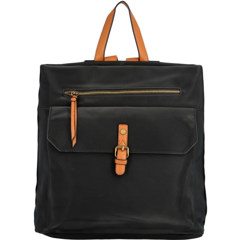Turbo bags Elegantní dámský textilní batoh Ludmila, černá 82667258