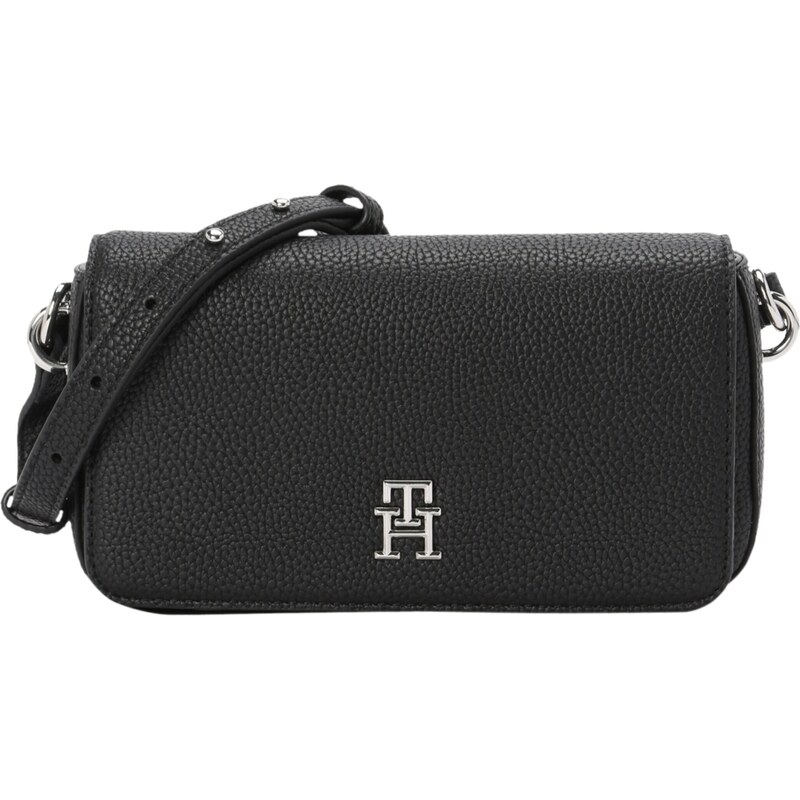 TOMMY HILFIGER Taška přes rameno černá / stříbrná 103522621