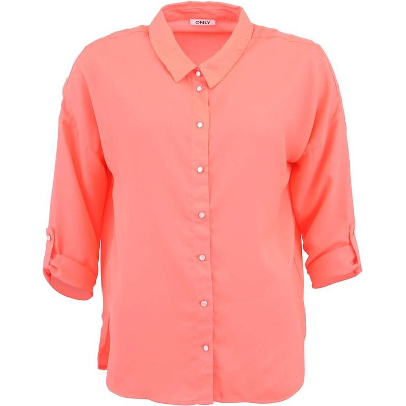 Neonově růžová košile ONLY Tabaca