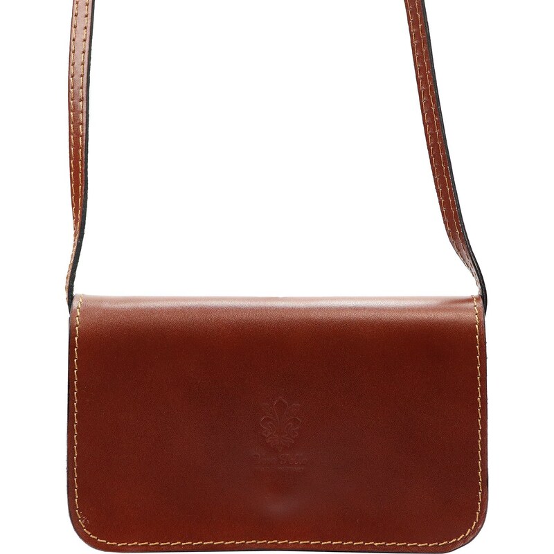 Dámská kožená crossbody kabelka Gregorio 107 hnědá 82682176