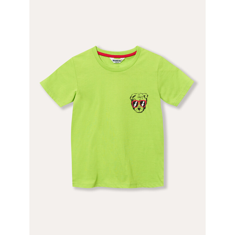 Chlapecké tričko - Winkiki WKB 31123, zelinkavá