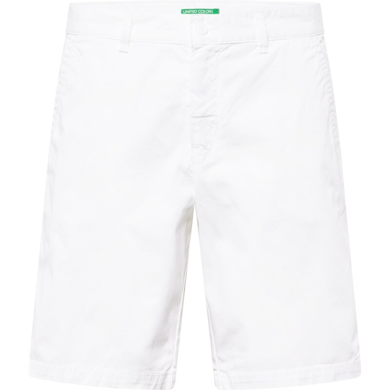 UNITED COLORS OF BENETTON Chino kalhoty bílá