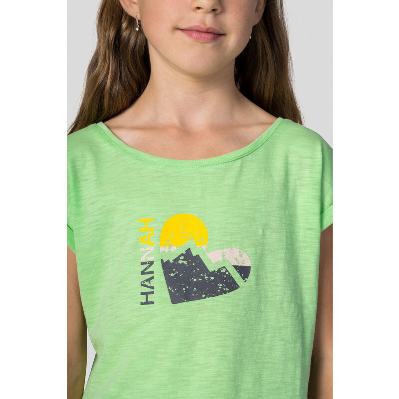 Dívčí triko Hannah KAIA JR paradise green