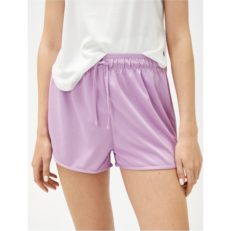 Koton Mini Sports Shorts with Tie Waist