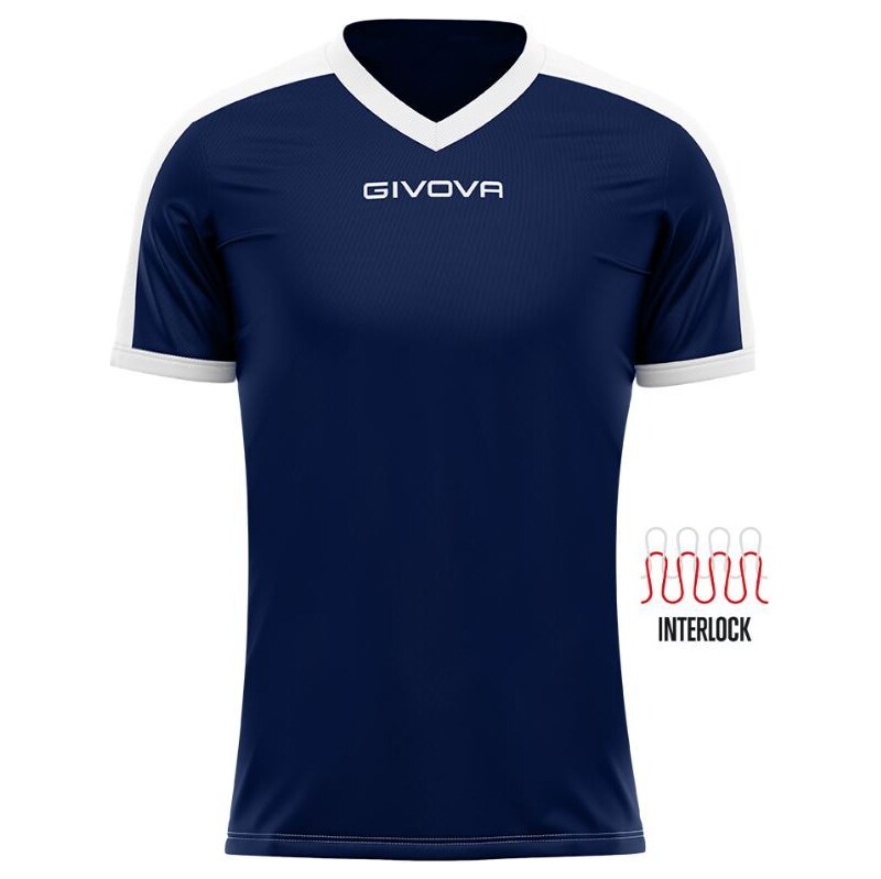 Sportovní triko GIVOVA Revolution blue-white L