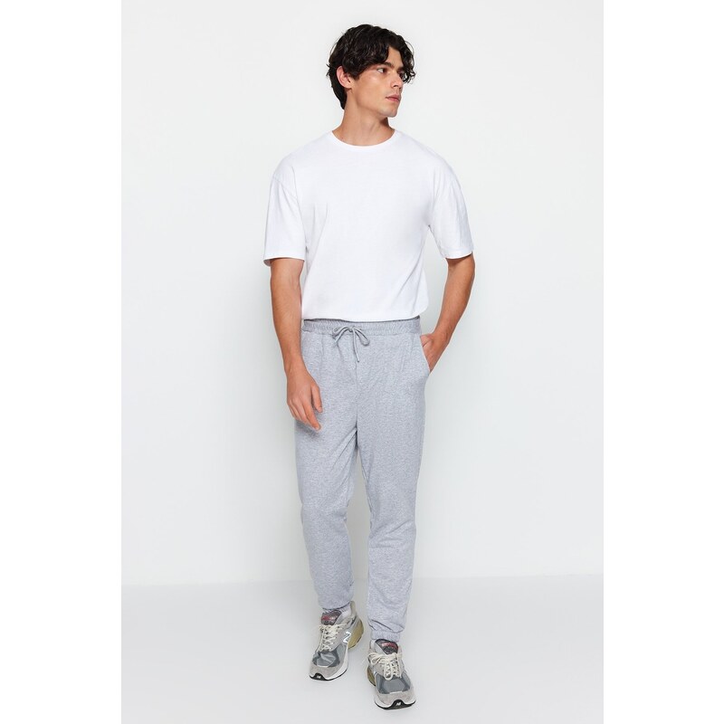 Trendyol Gray Basic Oversize Fit Sweatpants Sweatpants