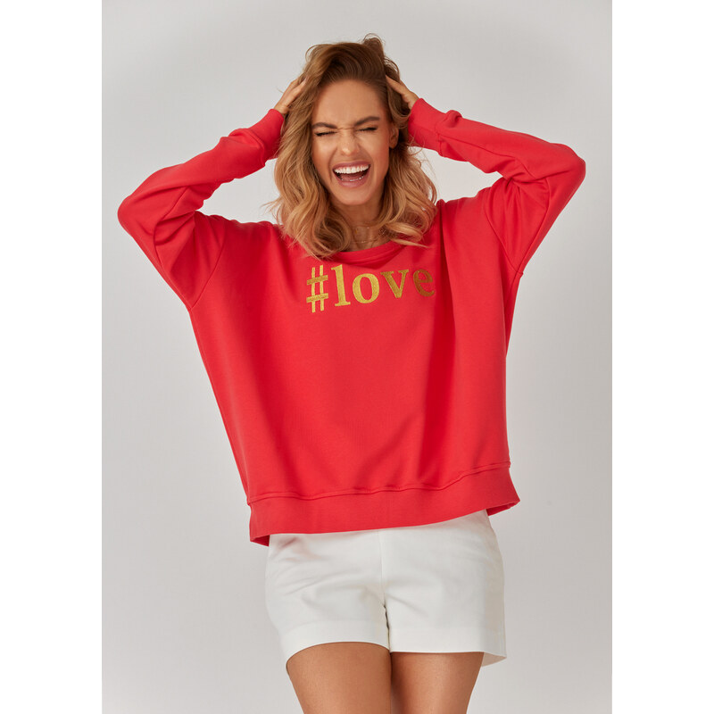 Kolorli Woman's Sweatshirt #Love