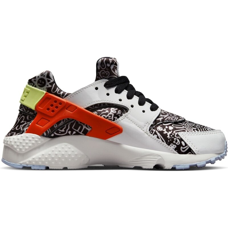 Nike Huarache Run SE SUMMIT WHITE/LT LEMON TWIST-PICANTE RED