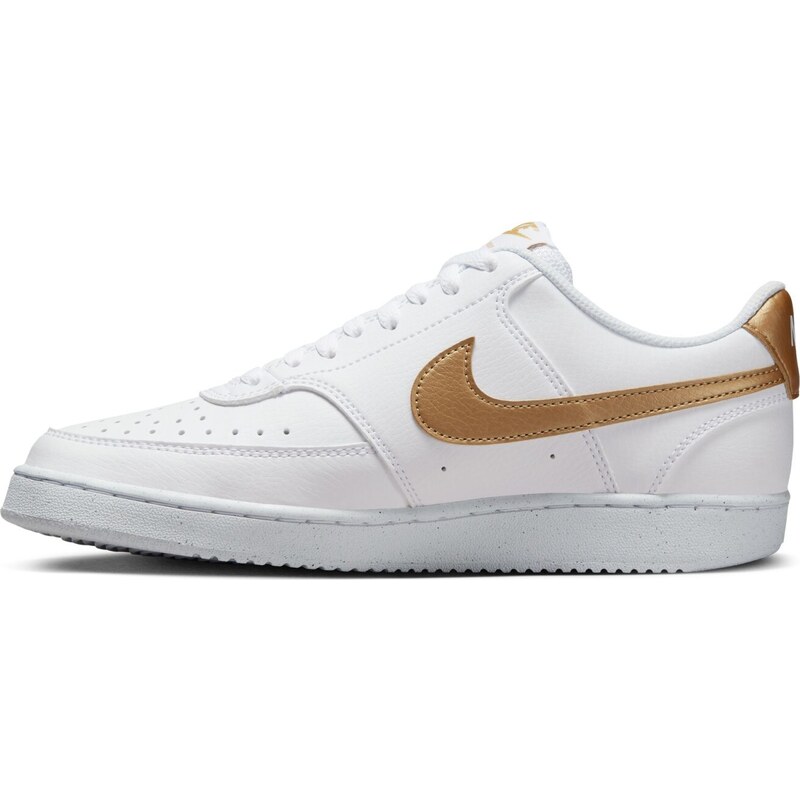 Nike Court Vision Low Next Nature WHITE/METALLIC GOLD-WHITE