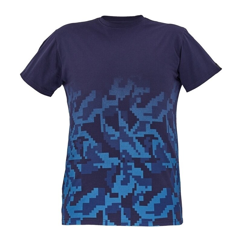 Cerva Tričko pánské s krátkým rukávem NEURUM Camouflage Navy
