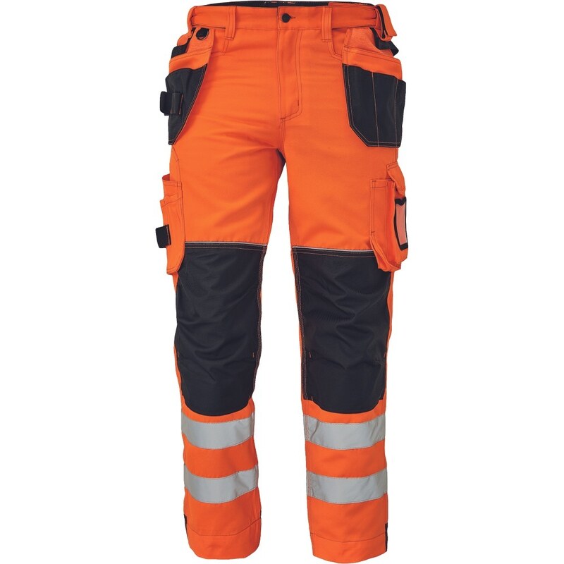 Cerva CRV KNOXFIELD HV FL310 kalhoty oranžová-antracitová 46