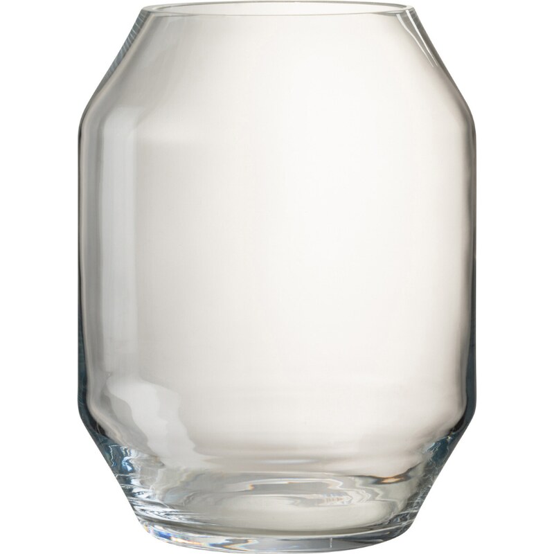 Čirá skleněná váza J-line Peruva 29,5 cm