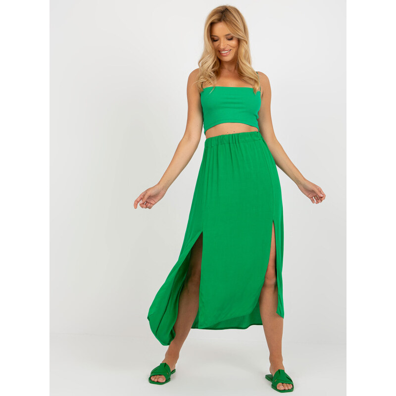 RUE PARIS Skirt-WN-SD-8196.18-green