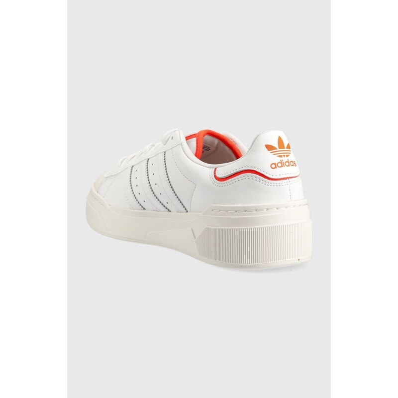 Kožené sneakers boty adidas Originals Superstar Bonega 2B bílá barva