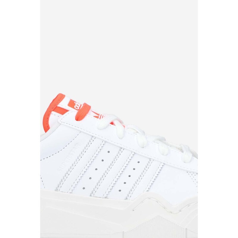 Kožené sneakers boty adidas Originals Superstar Bonega 2B bílá barva