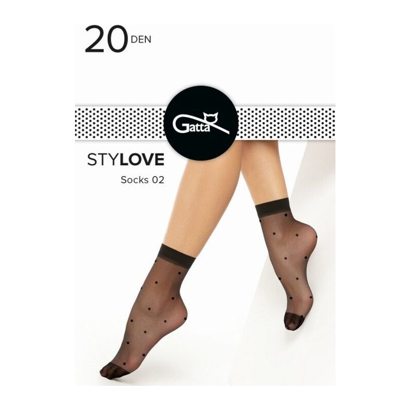 Silonkové ponožky Gatta Stylove 02 20 den