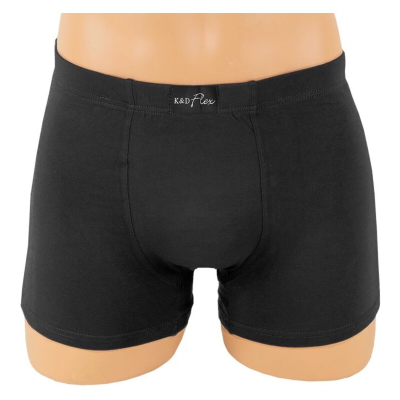 TifanTEX Pánské boxerky bavlněné černé