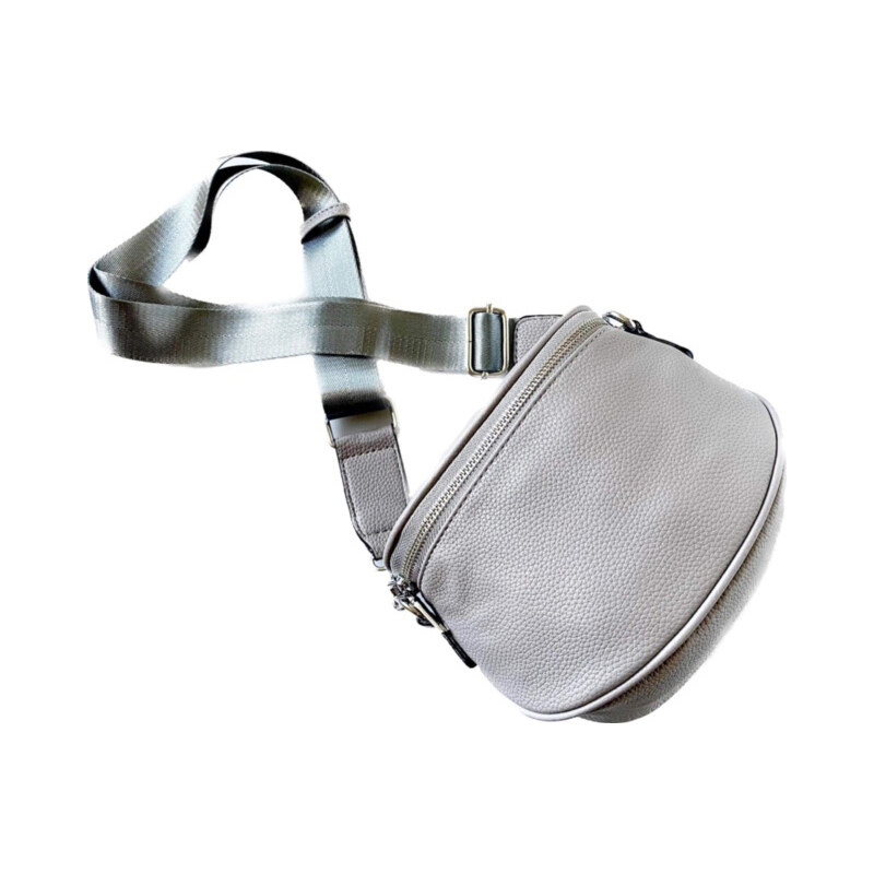 Piazza Italia Dámská crossbody ledvinka větší - šedá 82753939