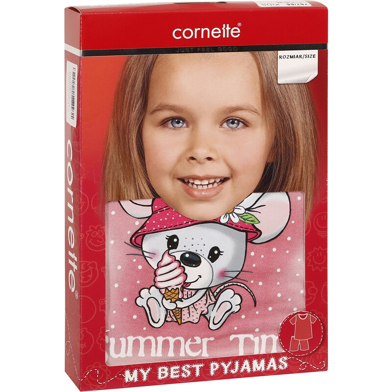 Dívčí pyžamo Cornette Little mouse vícebarevné (787/85) 110