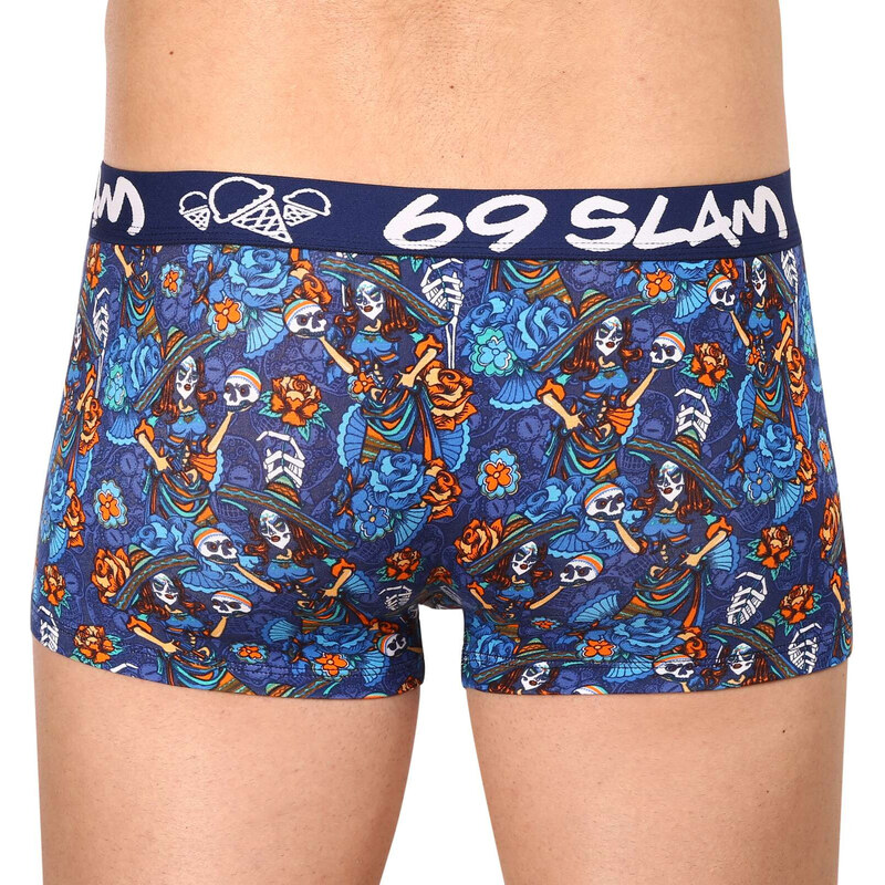 Pánské boxerky 69SLAM hip bamboo dia de los muertos eliyah (MHBDDM-BB)