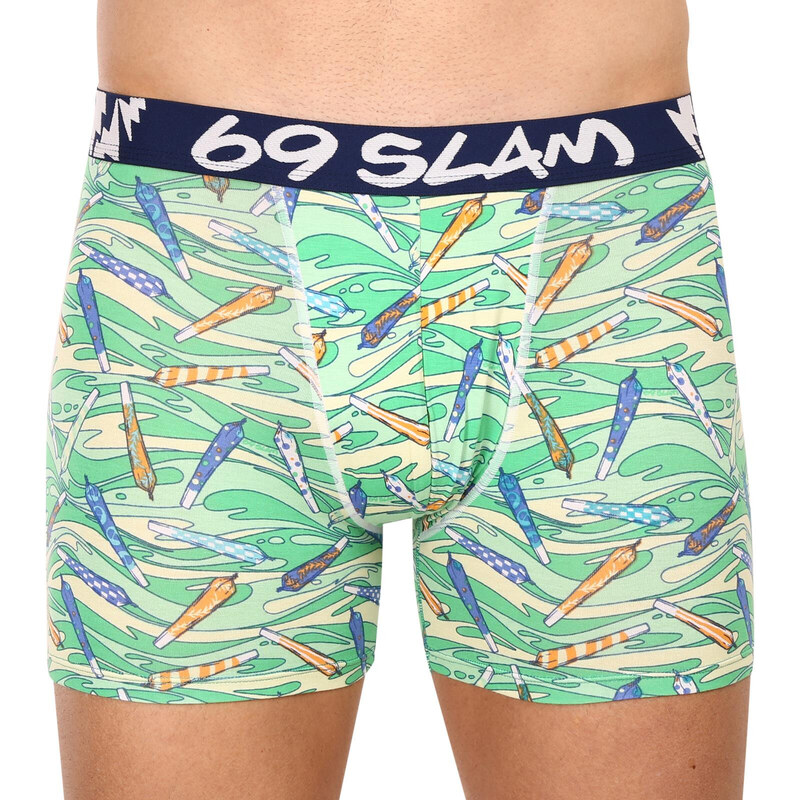 Pánské boxerky 69SLAM fit bamboo vegan 420 colton (MPBVGN-BB)