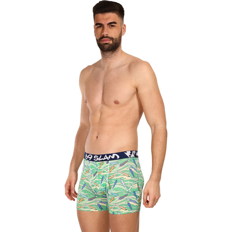 Pánské boxerky 69SLAM fit bamboo vegan 420 colton (MPBVGN-BB)