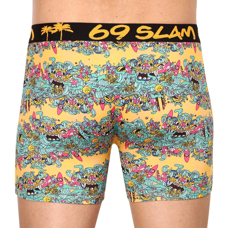 Pánské boxerky 69SLAM fit island of paradise dylan (MBYISP-PO)